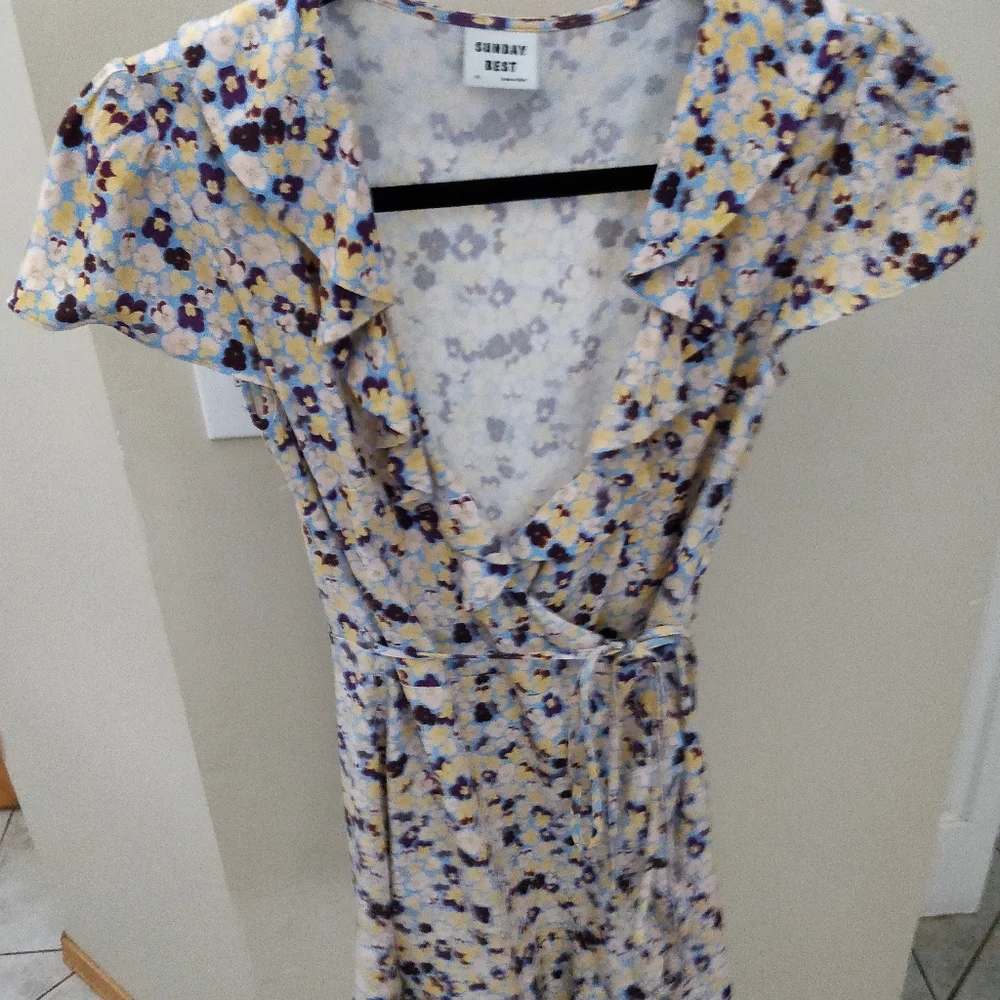 Sunday Best New Ruffle Wrap Dress - Picture 10 of 16